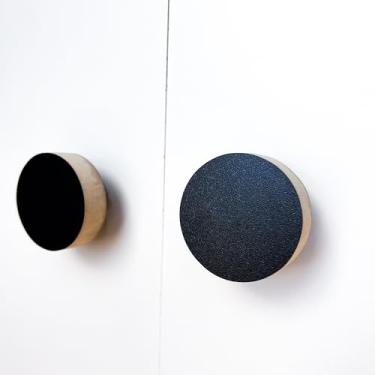 Imagem de 10 Puxadores Bola Preto Infantil Casa Cômoda Móveis Porta Gaveta