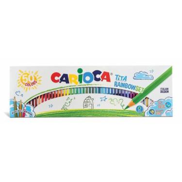 Imagem de Lápis de Cor Hexagonal 50Und Tita Carioca