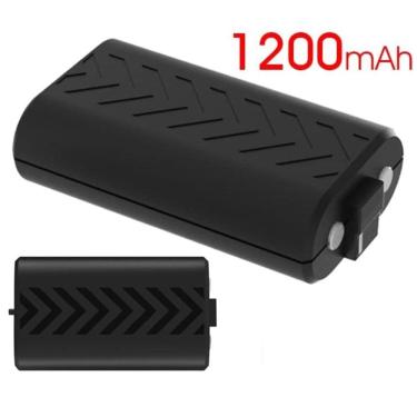 Imagem de Bateria Recarregável  Controle X Box Series S/X 1200mAh + Cabo USB 3 Mts +LED