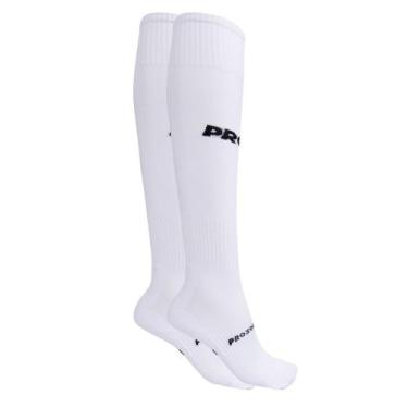 Imagem de Meião Unissex Prosocks Fullbase Pro Branco/Preto, Branco, Preto, G