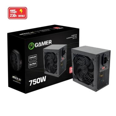 Imagem de Fonte Alimentação Brazil PC Gamer ATX 750W 24 Pinos