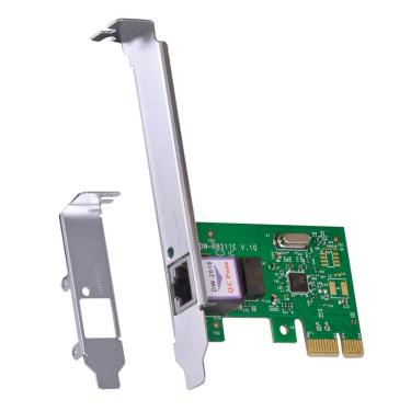 Imagem de Placa de Rede PCI-E Vinik PRV1000E Gigabit 10/100/1000 Mbps com Suporte Low Profile