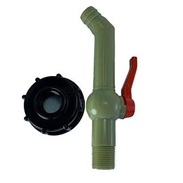 Imagem de Luzhengyang Adaptador de torneira de tanque IBC de rosca grossa de 25,5 mm - Ferramenta de torneira de válvula para mangueira de água de jardim