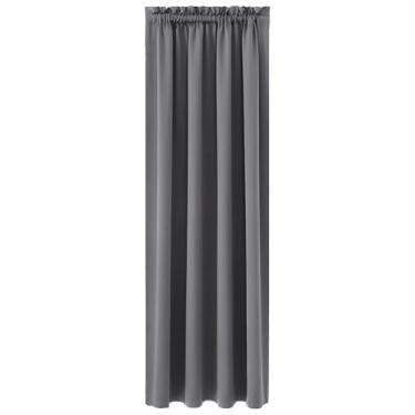 Imagem de Cortina de privacidade blackout, cortina isolada curta para quarto, banheiro, cozinha, 96 x 114 cm