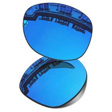 Imagem de Vonxyz Lentes de reposição para óculos de sol Ray Ban RJ9052S 47 mm - Ice MirrorCoat polarizado