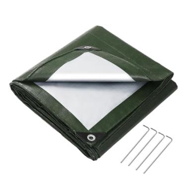 Imagem de Shakven Tapetes para barracas, lona de chão para barracas - Lona térmica espessada, almofada de barraca impermeável reforçada - Tapete de acampamento portátil, pegada de barraca dobrável para praia,