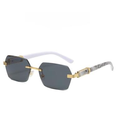 Imagem de Óculos de Sol Degradê Sem Aro UV400 Masculino Feminino para Esportes ao Ar Livre, Corrida e Ciclismo, A,5