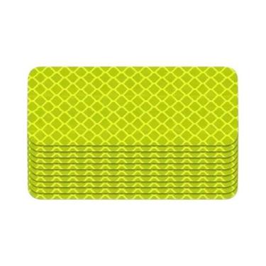 Imagem de Adesivos Refletivos Para Para-choque De Carro 10pcs 3x8cm Fita De Adve