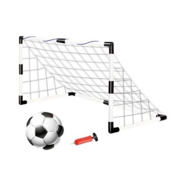 Imagem de Gol De Futebol Portátil E Dobrável Para Crianças Com Bomba E Bola, Bri