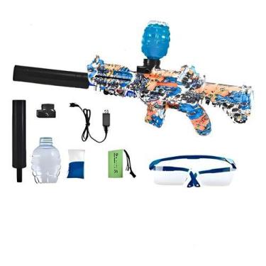 Imagem de Lançador Elétrico de Bolinhas de Gel 5.000 Bolinhas  Diversão e Ação a