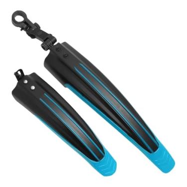 Imagem de Conjunto de 2 paralamas para bicicleta, para-lamas dianteiros/traseiros para mountain bike.(Blue)