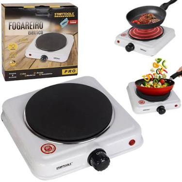 Imagem de Fogão Portátil Elétrico Indução Fogareiro 1 Boca 1000W 5 Temperaturas 