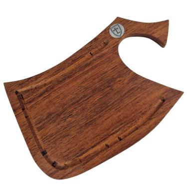 Imagem de Tábua De Corte Madeira Para Servir Churrasco Cozinha 42Cm