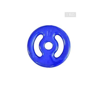 Imagem de Anilha Rythmoon Emborrachada PVC Furo Standard  1kg-Unissex