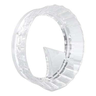 Imagem de Fockety Anel de Dosagem do Distribuidor de café, Funil de pó de café de Plástico Transparente Com Design à Prova de Respingos, Compatível Com Cafeteiras de Válvula Dupla única para Uso (51MM)