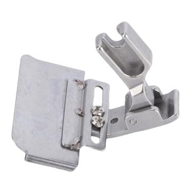 Imagem de GLOGLOW Calcador de Costura de Renda, Calcador de Rolo Ajustável de Aço Inoxidável para Faixa Elástica e Costura de Renda de Tecido, Compatível Com Máquinas de Domésticas e Industriais