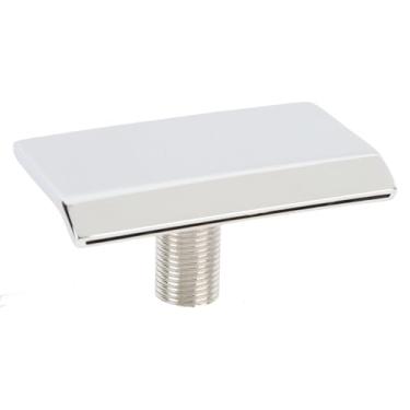 Imagem de Bico de banheira em cascata de aço inoxidável Design elegante em Bocal de saída de água montado na parede para banheira de SPA Piscina G1/2 Rosca externa 100x60mm