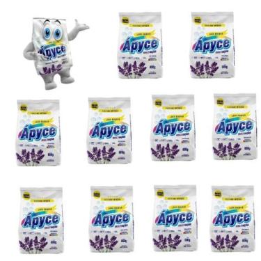 Imagem de Kit 10 Unidades Sabão em Pó Ápyce 800gr NATUREZA