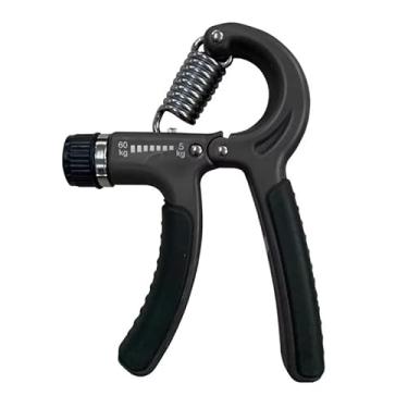 Imagem de Hand Grip Flexor de Punho com Mola Ajustável, Exercitador de Antebraço e Mãos, Resistência 5-60 kg (Preto)