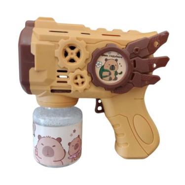 Imagem de Brinquedo Lança Bolhas De Sabão Capivara Infantil Com Pilhas - Sem mar