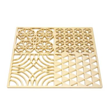 Imagem de Bandeja Moderna de Carimbo de Gelo de Cobre, Acessórios Modernos de Barman de Molde de Gelo para Coquetéis de Uísque Com Gelo Claro (C)