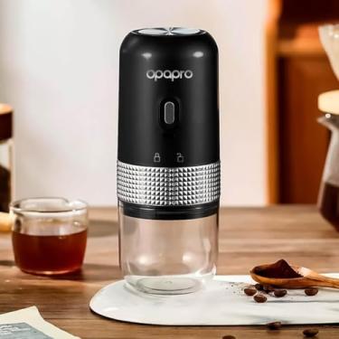 Imagem de Moedor de Café Portátil com Ajuste de Moagem e Bateria Recarregável