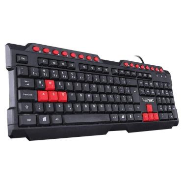 Imagem de Teclado Gamer Vx Dragon Abnt2 Preto Vermelho Gt100