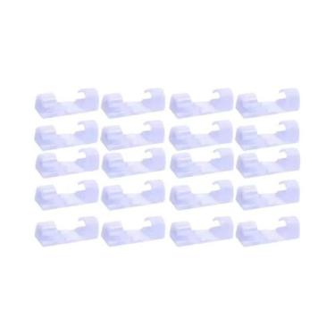 Imagem de Organizador De Cabos Autoadesivo: Suporte Para Gerenciamento De Fios P