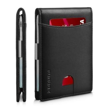 Imagem de Porta-cartões Wallet RUNBOX Slim Leather RFID Blocking 11