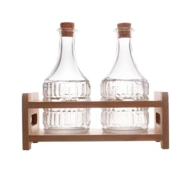 Imagem de Conjunto 2 Garrafas para Azeite com Tampa de Cortiça e Supor