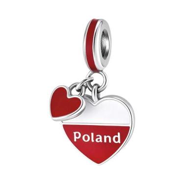 Imagem de Pingentes De Coração Com Bandeiras De 31 Países Para Joias DIY Feminin