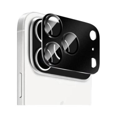 Imagem de Protetor De Lente De Câmera 17 pro Max NNBILI Metal De Forte Adsorção 