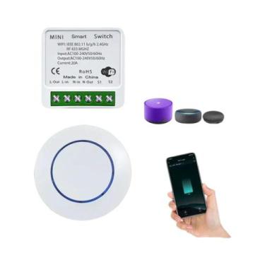 Imagem de Interruptor Inteligente Tuya WiFi 16A Controle Remoto Sem Fio Controle
