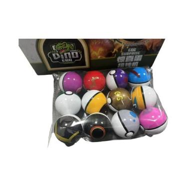 Imagem de Figuras De Ação Pokemon Pikachu Pokeball 12 Peças Caixa Surpresa Brinq