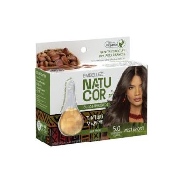 Imagem de Embelleze tintura natucor kit vegano s/ amonia 5.0 castanho claro