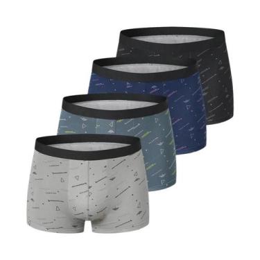 Imagem de Shorts De Natação Masculinos plus Size Estampados Confortáveis Estilo 