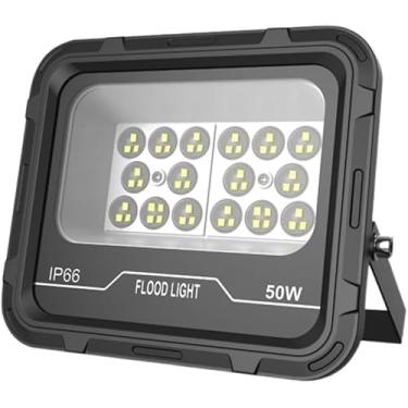 Imagem de Luzes De Inundação Ao Ar Livre, Refletor Led 200w 300w Holofote à Prova D'água Lâmpada De Construção Poderosa 600w Projetor Quadrado De Estádio De Fazenda De Rua, P, 6000 K, 50W