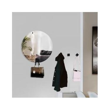 Imagem de Espelho Funcional Hook 50 cm Redondo
