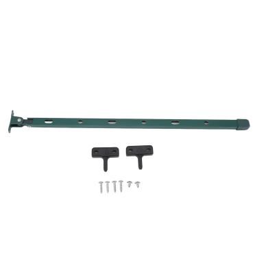 Imagem de Abridor de janela para estufa, kit manual de barra abridora de ventilação de telhado de alumínio resistente com 6 parafusos para controle de temperatura de estufa e segurança de (Verde)