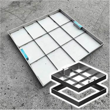 Imagem de Capa de limpeza de esgoto resistente - impermeável, vedação invisível para quintal e entrada de garagem - Proteção contra fossas sépticas e bacia de captura - fácil acesso, resistente ao clima, design