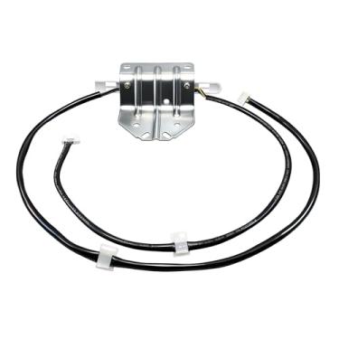 Imagem de Kit de empilhamento com hub de controle múltiplo para lavadora e secadora de carga frontal Samsung | Compatível com recurso multicontrole e modelos de secador de controle DV-MCK/A1, cabo estendido