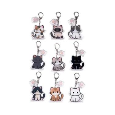 Imagem de Chaveiro De Acrílico Para Gato E Cachorro, Charme Para Bolsa, Pingente