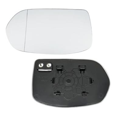 Imagem de Vidro espelhado aquecido do lado esquerdo do motorista com placa de apoio, compatível com Honda CR-V 2012 2013 2014 2015 2016 e HR-V 2016 2017 2018, substituição do espelho retrovisor do lado esquerdo