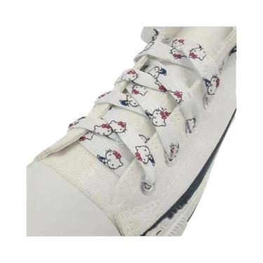 Imagem de Cadarços Kawaii Kuromi Hello Kitty Cinnamoroll 120/150cm, Cadarços Pla