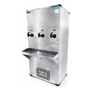Imagem de Bebedouro de Água Gelada Industrial Inox 100L de Coluna Ecoblu 220v
