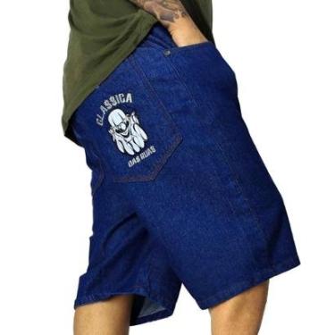Imagem de Bermuda Jeans Brothas And Cash Palhaço Clássica Azul BRO-265-Masculino