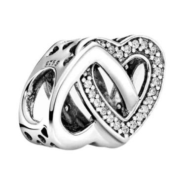 Imagem de Pingente De Prata 925 Para Pulseira DIY Cão Gato Anjo Abelha Sapato De