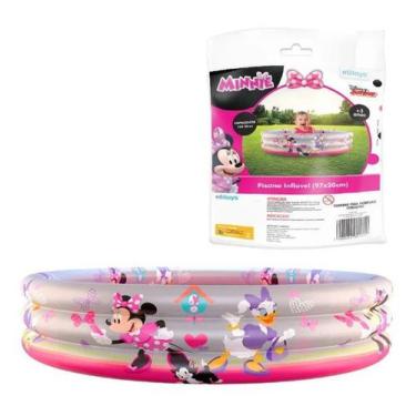 Imagem de Piscina Infantil 130 Litros 97x20cm Minnie Margarida - EtiToys