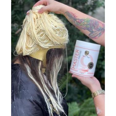 Imagem de Kit Master Mechas Robson Peluquero - Pó Descolorante 500g + OX 40 Volu