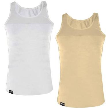 Imagem de Kit com 2 Cintas Modeladoras Masculinas Bodyshaper Corretor Postural -